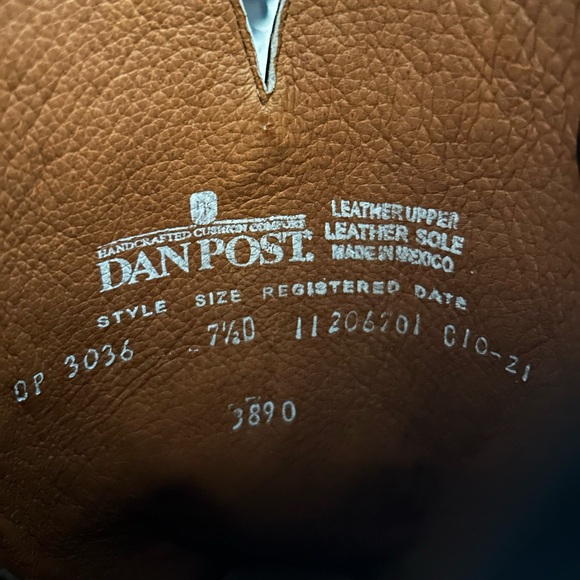 NWT Dan Post Python Boots - Picture 3 of 4